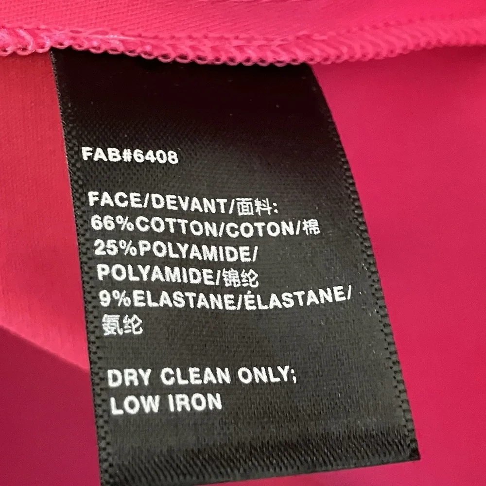 Lafayette 148 New‎ York Dress Womens Size 4 Pink Fit Flare Office Stretch